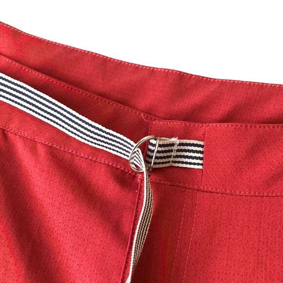 Zyia Active Shorts Size XL Red Not Just a Trail Short Long Belted EUC - Picture 4 of 8
